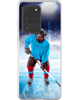 Funda para móvil personalizada 'El jugador de hockey'