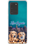 Funda personalizada para teléfono con 2 mascotas 'Doggos of Los Angeles'