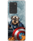 Funda para teléfono personalizada 'Capitán Doggmerica'