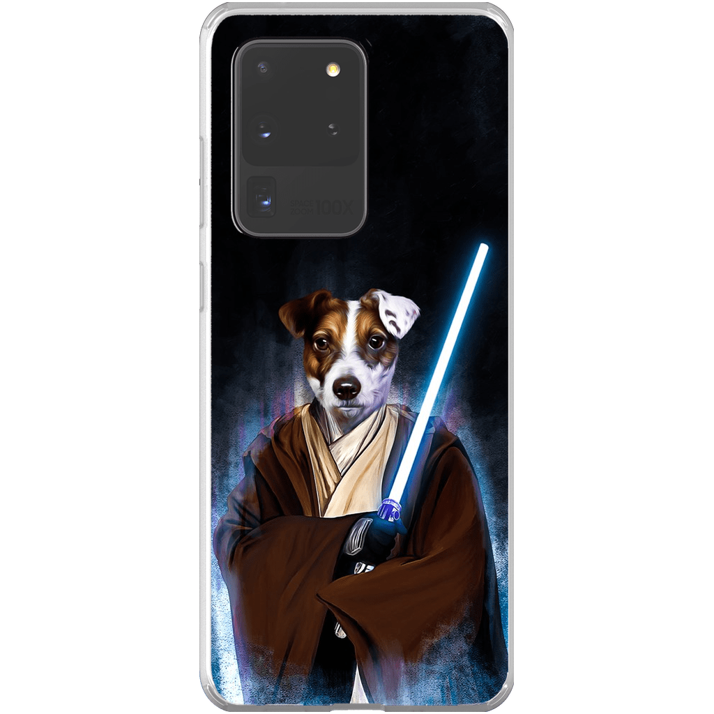 Funda para móvil personalizada &#39;Doggo-Jedi&#39;