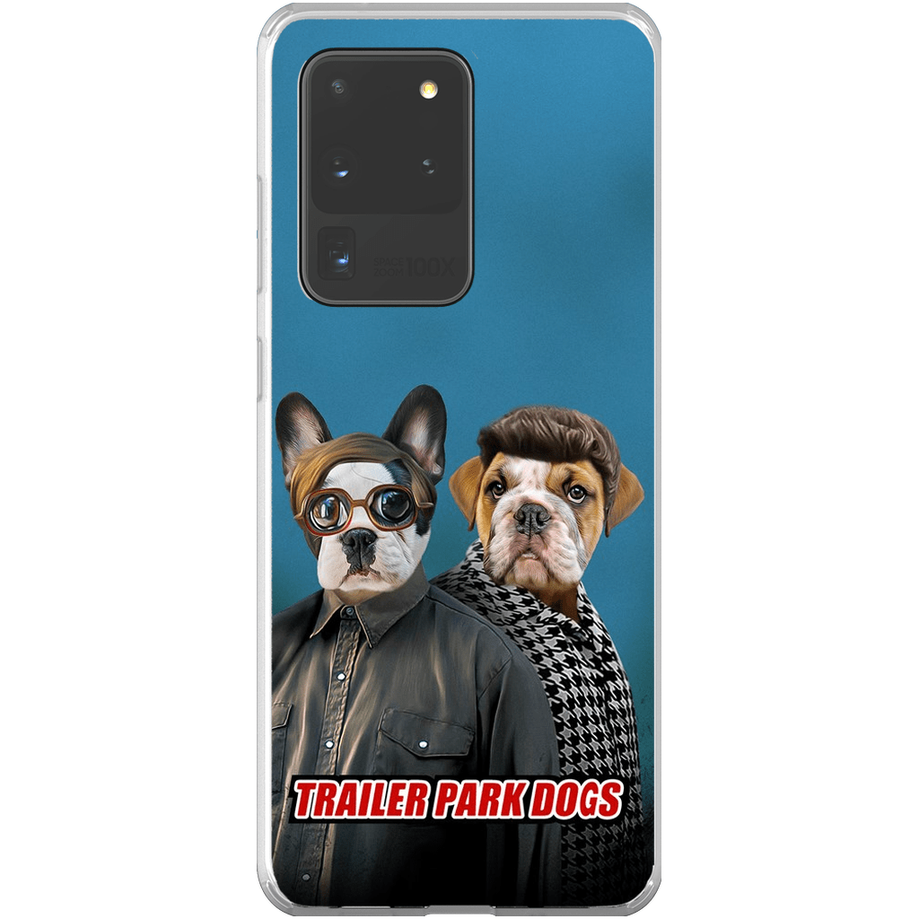 &#39;Trailer Park Dogs 2&#39; Funda personalizada para teléfono con 2 mascotas