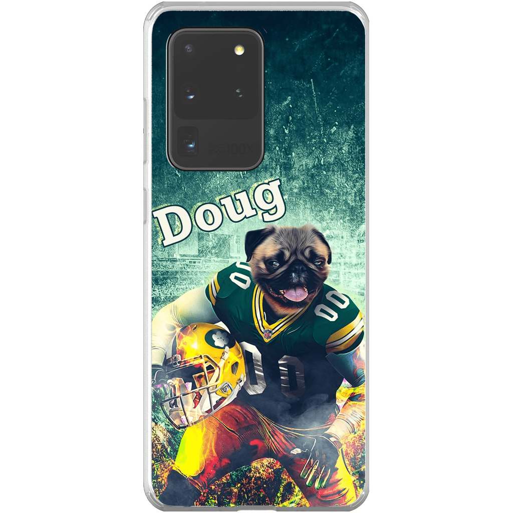 Funda personalizada para teléfono con perro &#39;Green Bay Doggos&#39;