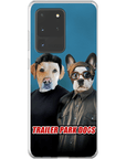 'Trailer Park Dogs 1' Funda personalizada para teléfono con 2 mascotas