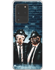 Funda personalizada para teléfono con 2 mascotas 'The Blues Doggos'