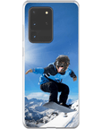 Funda para móvil personalizada 'El snowboarder'