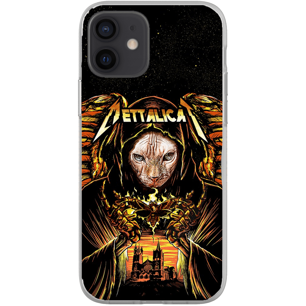 Funda para móvil personalizada &#39;Mettalicat&#39;