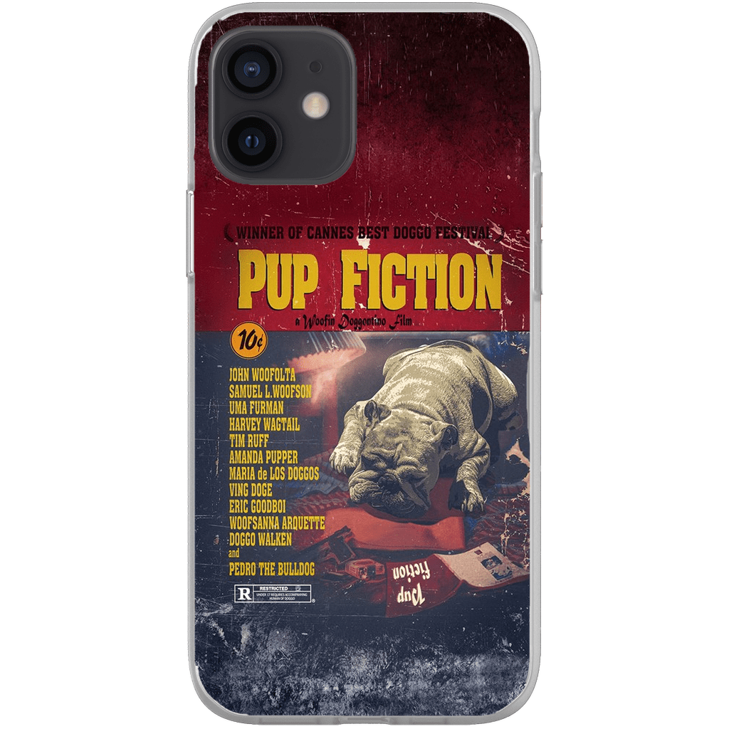 Funda para teléfono personalizada &#39;Pup Fiction&#39;