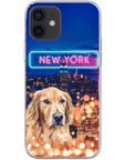 Funda para móvil personalizada 'Doggos de Nueva York'