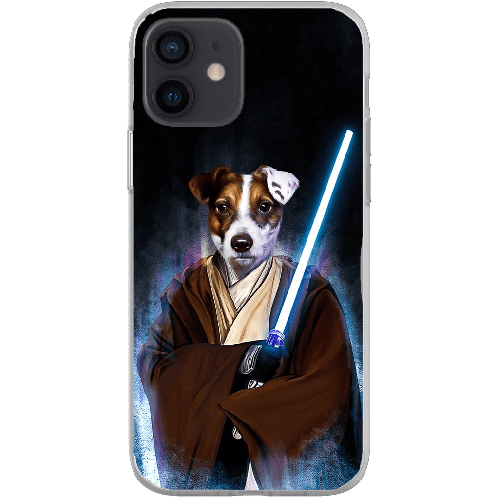 Funda para móvil personalizada &#39;Doggo-Jedi&#39;