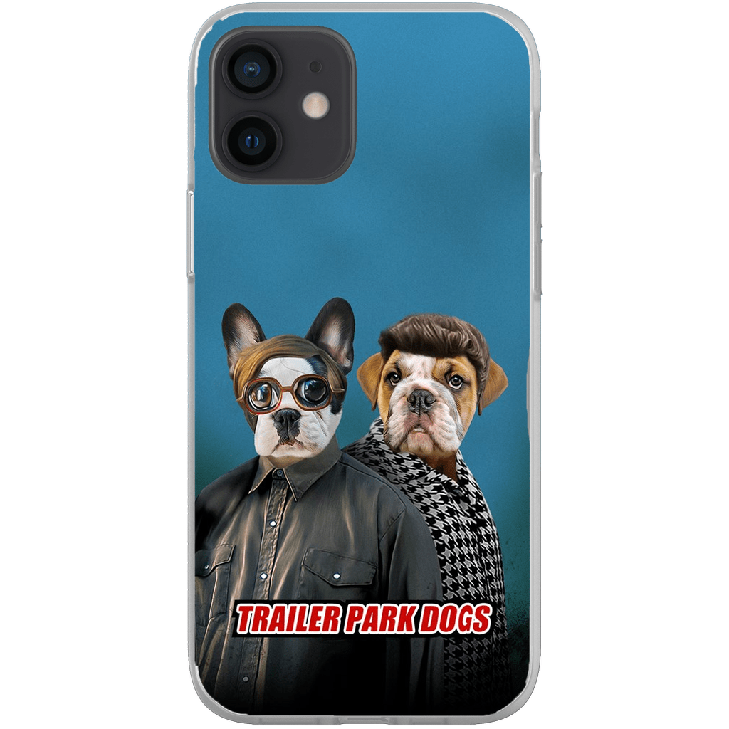 &#39;Trailer Park Dogs 2&#39; Funda personalizada para teléfono con 2 mascotas