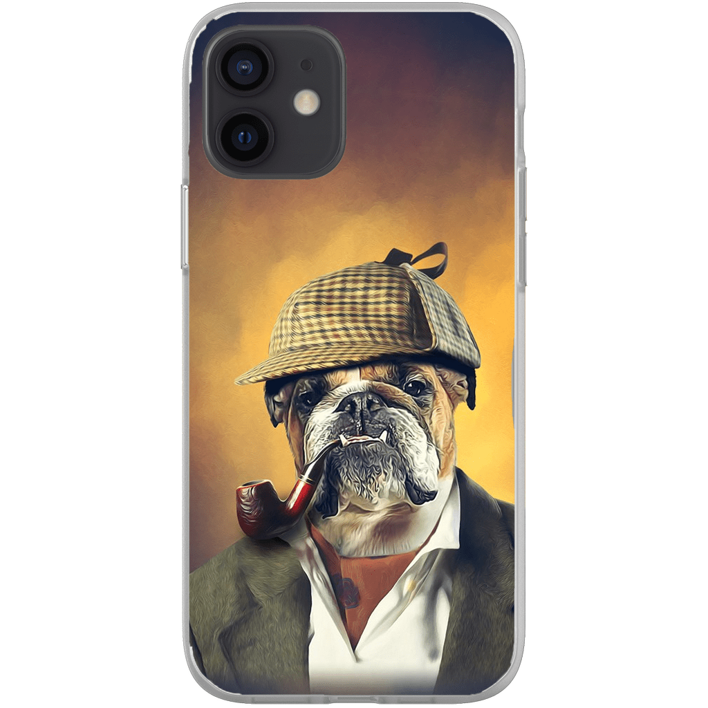 Funda para móvil personalizada &#39;Sherlock Doggo&#39;