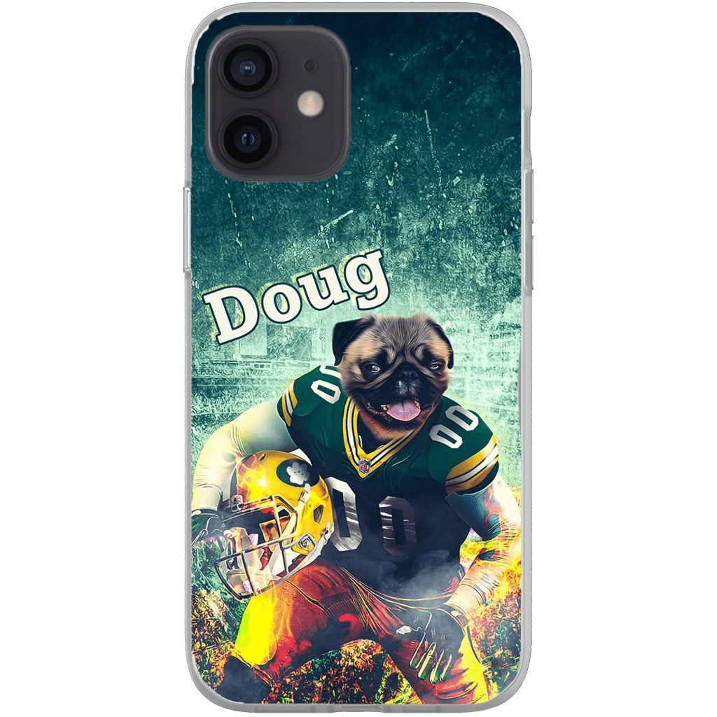 Funda personalizada para teléfono con perro &#39;Green Bay Doggos&#39;