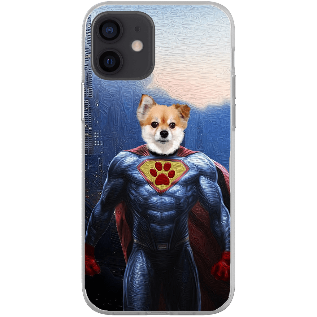 Funda personalizada para teléfono con mascota &#39;Super Dog&#39;