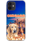 Funda para teléfono personalizada 'Doggos Of Chicago'