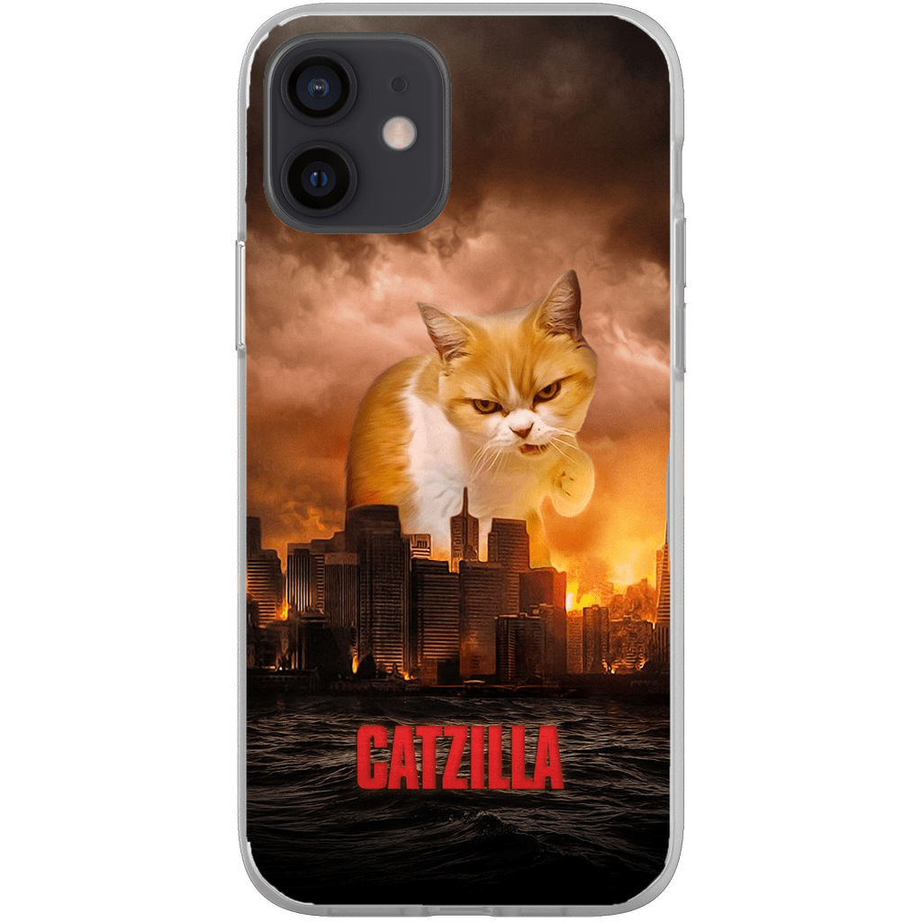 Funda para móvil personalizada &#39;Catzilla&#39;