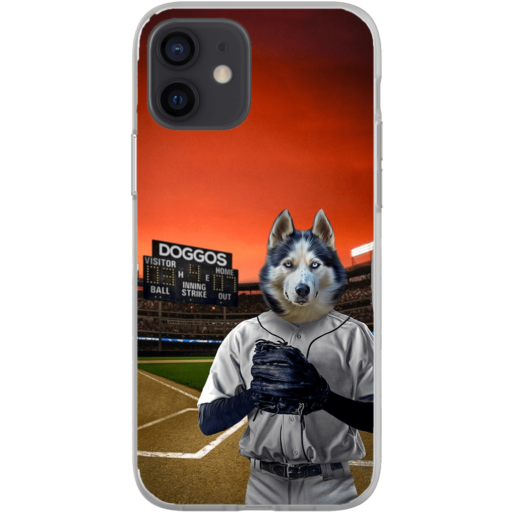 Funda para móvil personalizada &#39;El jugador de béisbol&#39;