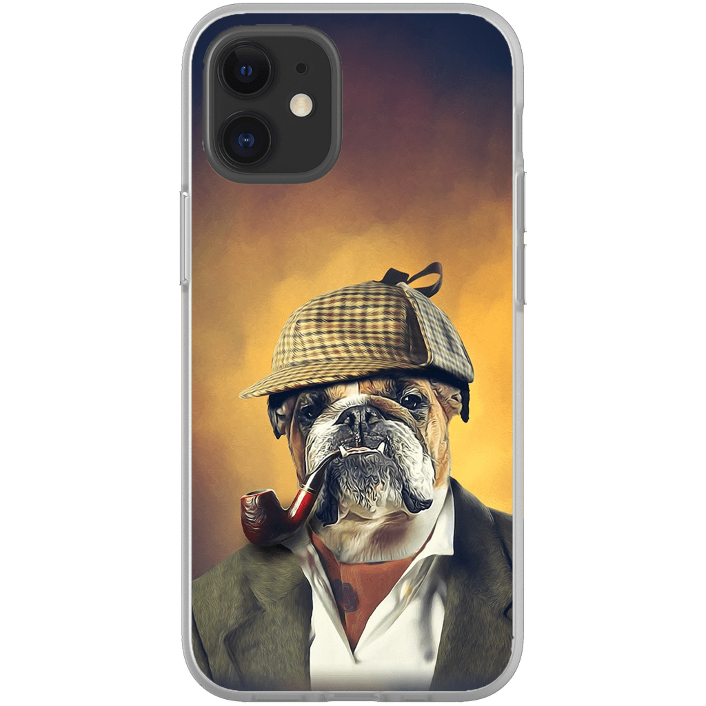 Funda para móvil personalizada &#39;Sherlock Doggo&#39;