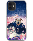 Funda personalizada para teléfono con perro 'New England Doggos'