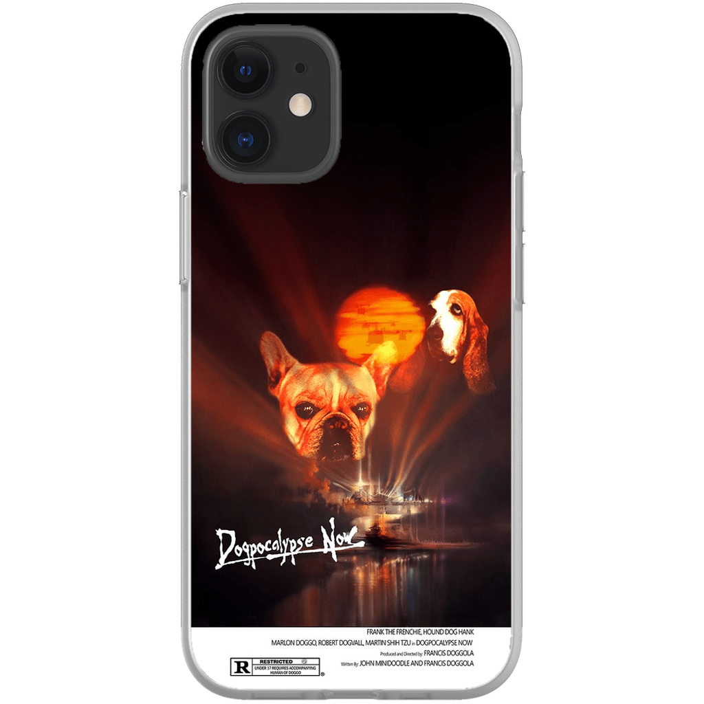 Funda personalizada para teléfono con 2 perros &#39;Dogpocalypse Now&#39;