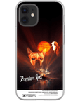 Funda personalizada para teléfono con 2 perros 'Dogpocalypse Now'