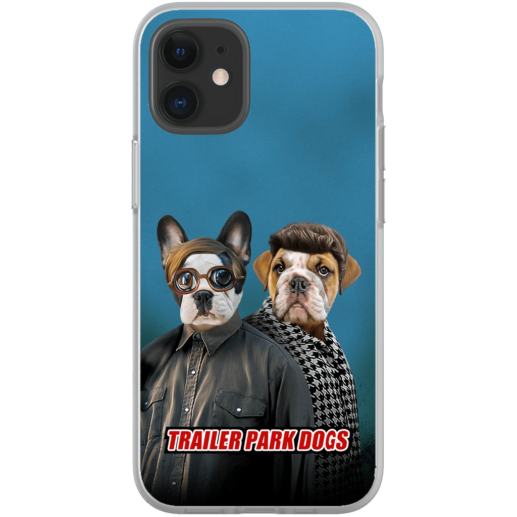 &#39;Trailer Park Dogs 2&#39; Funda personalizada para teléfono con 2 mascotas