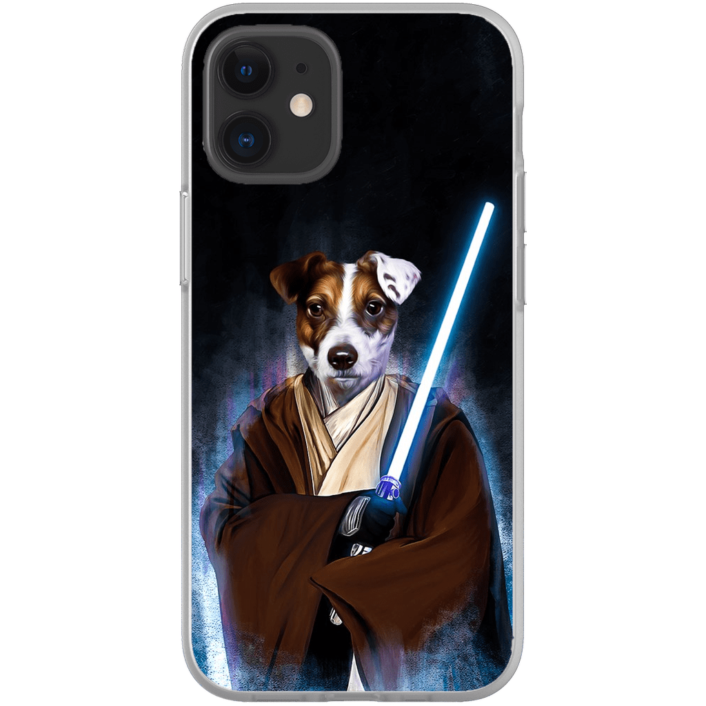 Funda para móvil personalizada &#39;Doggo-Jedi&#39;