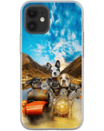 'Harley Wooferson' Funda personalizada para teléfono con 3 mascotas