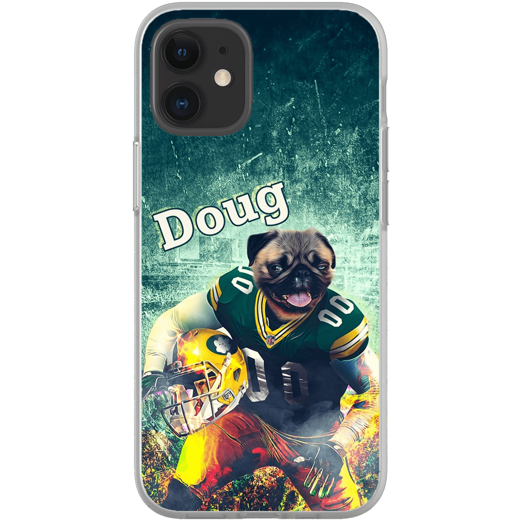 Funda personalizada para teléfono con perro &#39;Green Bay Doggos&#39;