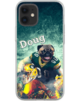 Funda personalizada para teléfono con perro 'Green Bay Doggos'