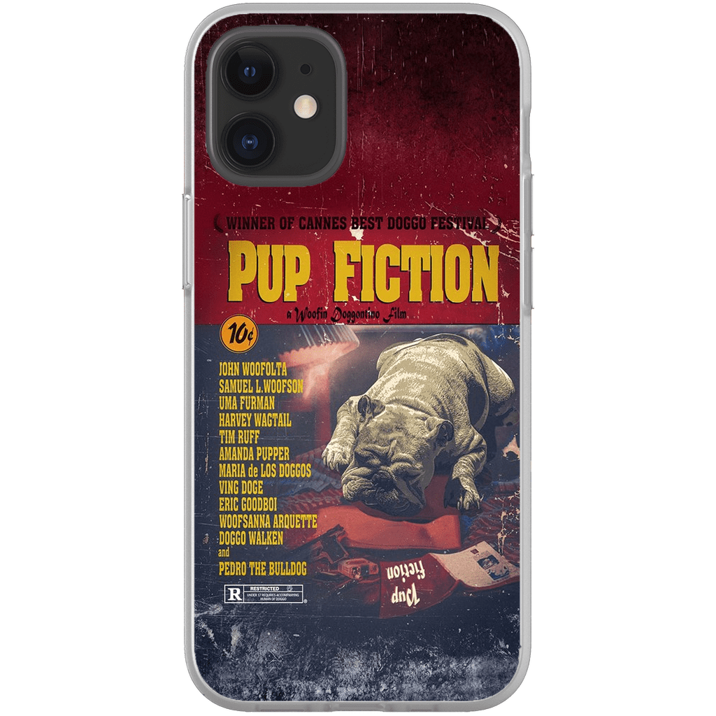 Funda para teléfono personalizada &#39;Pup Fiction&#39;