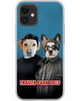 'Trailer Park Dogs 1' Funda personalizada para teléfono con 2 mascotas