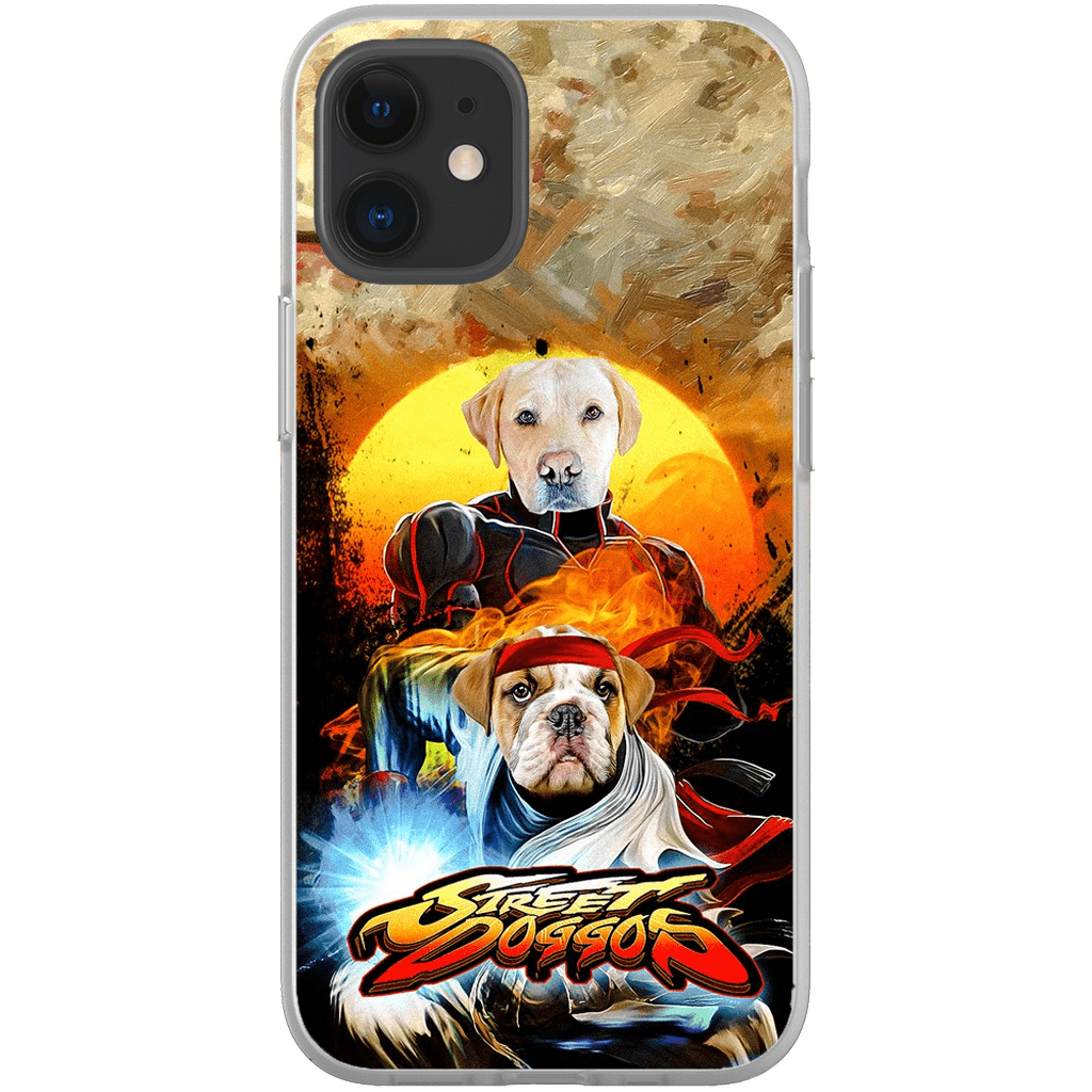 Funda personalizada para teléfono con 2 mascotas &#39;Street Doggos&#39;