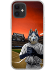 Funda para móvil personalizada 'El jugador de béisbol'