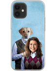 Funda para teléfono personalizada 'Step Doggo &amp; Human (hembra)'