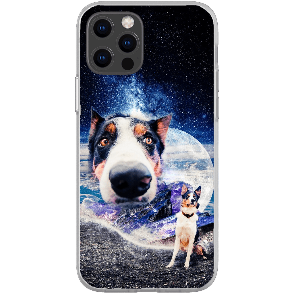 Funda para móvil personalizada &#39;Doggo in Space&#39;