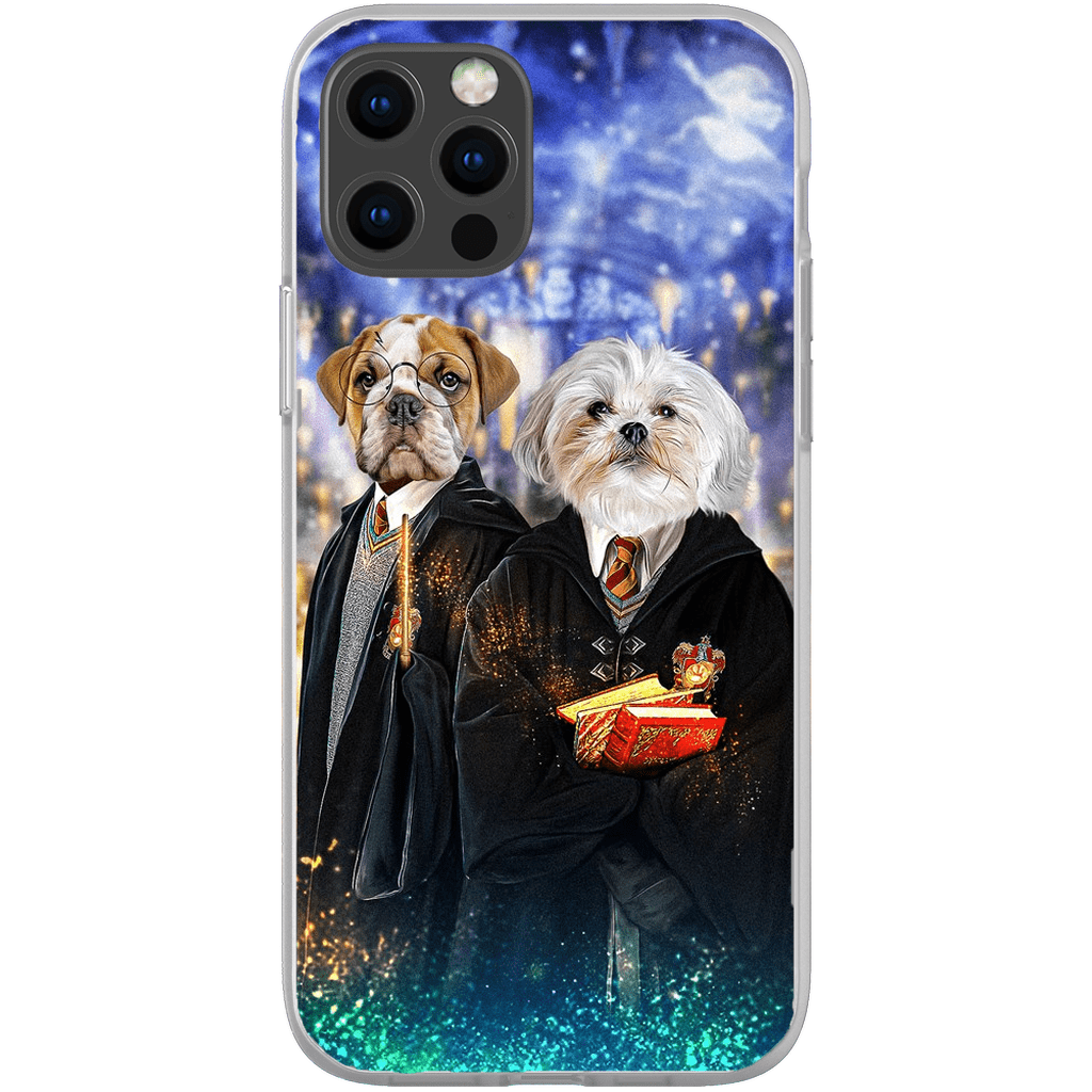 &#39;Harry Doggers 2&#39; Funda personalizada para teléfono con 2 mascotas