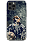 Funda para teléfono personalizada 'El veterano del ejército'