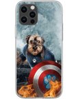 Funda para teléfono personalizada 'Capitán Doggmerica'