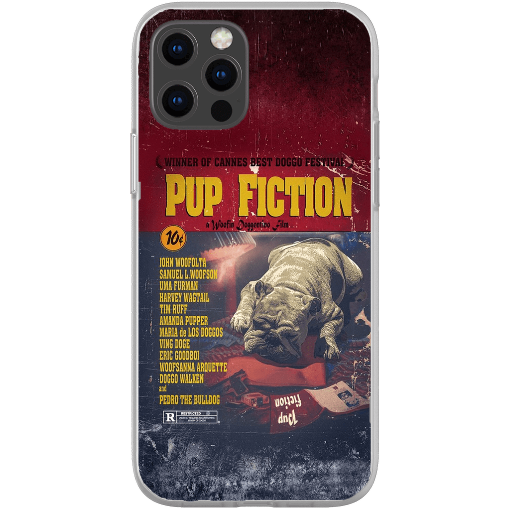 Funda para teléfono personalizada &#39;Pup Fiction&#39;