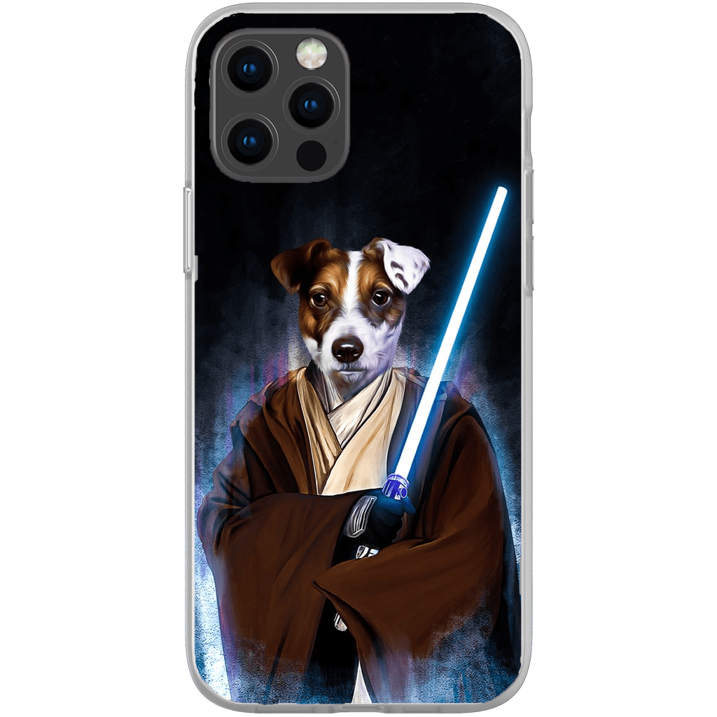 Funda para móvil personalizada &#39;Doggo-Jedi&#39;