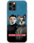 'Trailer Park Dogs 1' Funda personalizada para teléfono con 2 mascotas