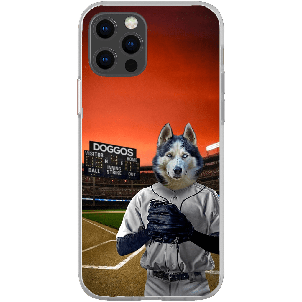 Funda para móvil personalizada &#39;El jugador de béisbol&#39;