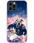 Funda personalizada para teléfono con perro 'New England Doggos'