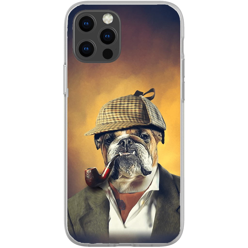 Funda para móvil personalizada &#39;Sherlock Doggo&#39;