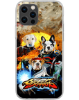 'Street Doggos' Funda personalizada para teléfono con 3 mascotas