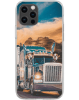 Funda personalizada para teléfono con 2 mascotas 'The Truckers'