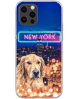 Funda para móvil personalizada 'Doggos de Nueva York'