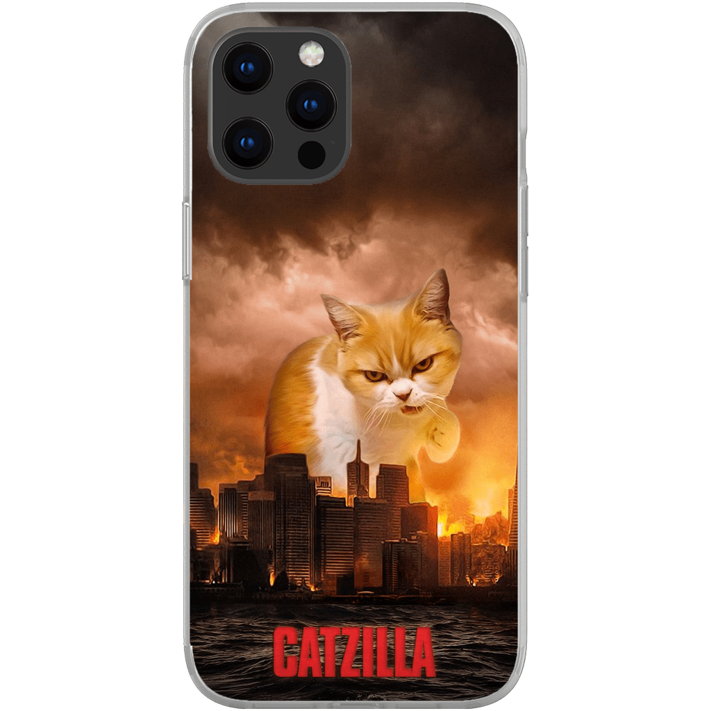 Funda para móvil personalizada &#39;Catzilla&#39;