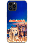 Funda para teléfono personalizada 'Doggos Of Chicago'