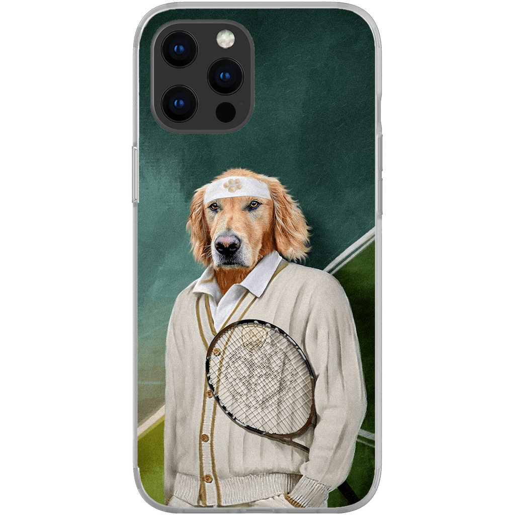 Funda para móvil personalizada &#39;Jugador de tenis&#39;